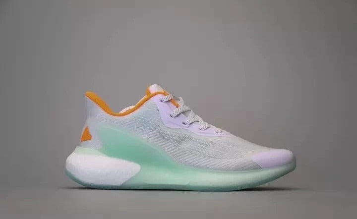 Adidas AlphaBounce HPC AMS Grey Green Orange Shoes For Man And Boys FX1210