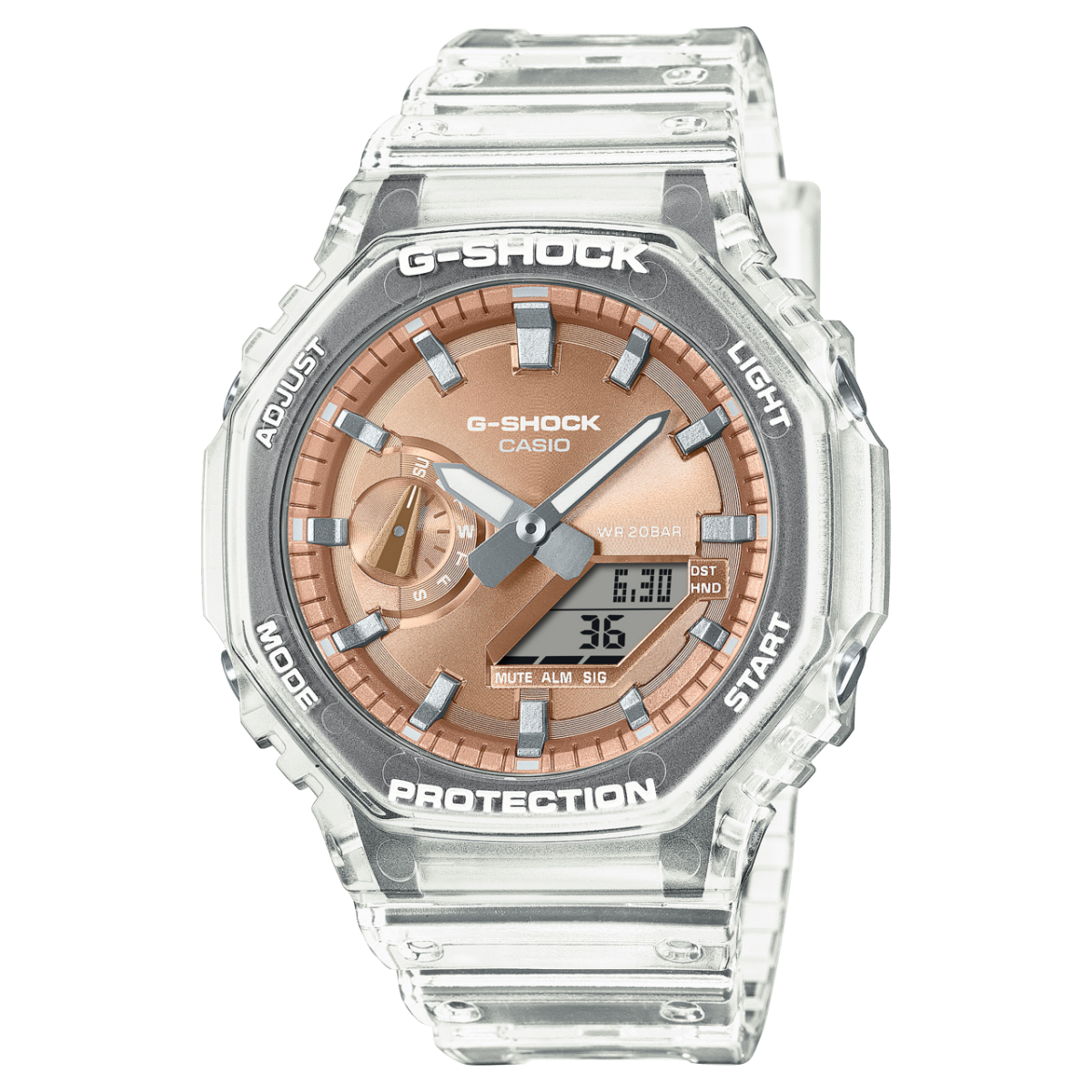 Casio G-Shock Analog-Digital Rose-Gold Dial Men's Watch - GS-1580