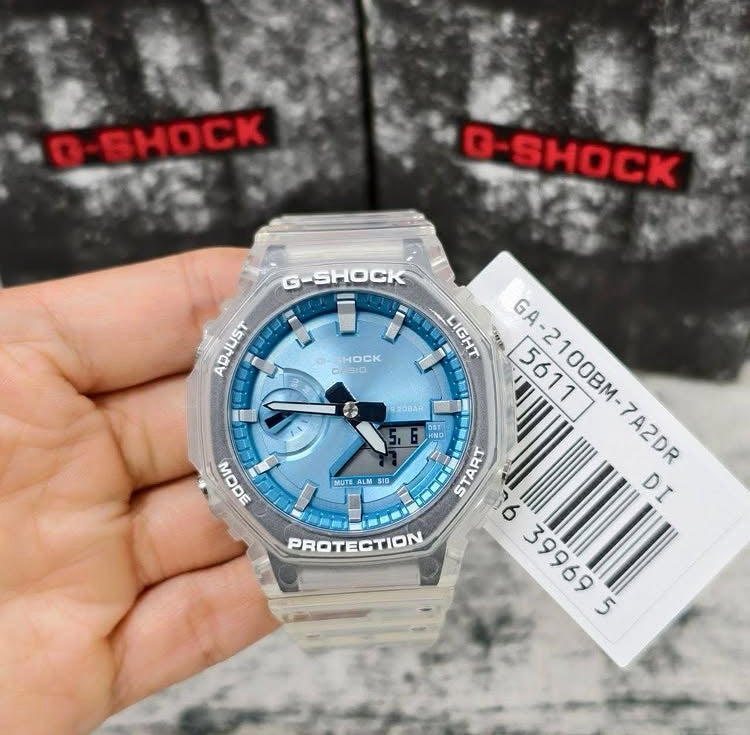 Casio G-Shock Analog-Digital Blue Dial Men's Watch - GS-1581