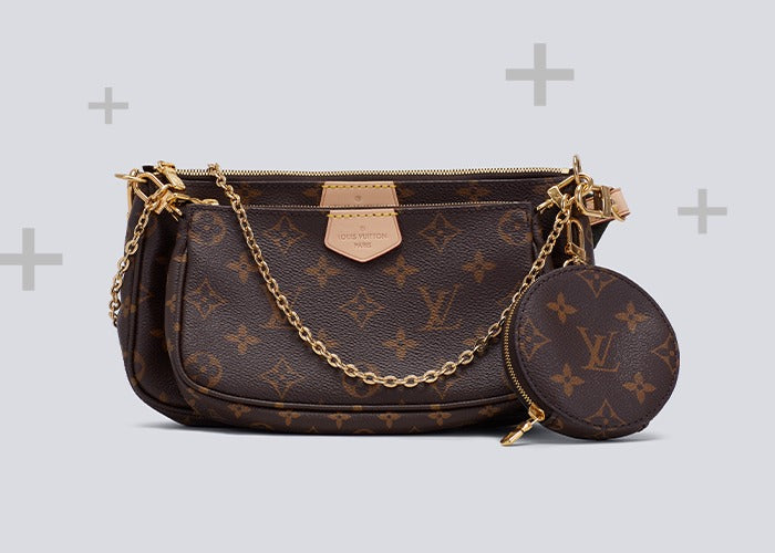 LV Cross Body Handbag In Stunning Brown In Checks Pattern Brown Color Women's Or Girls Bag Along with sling- Stylist Daily Use Bag LV-2872