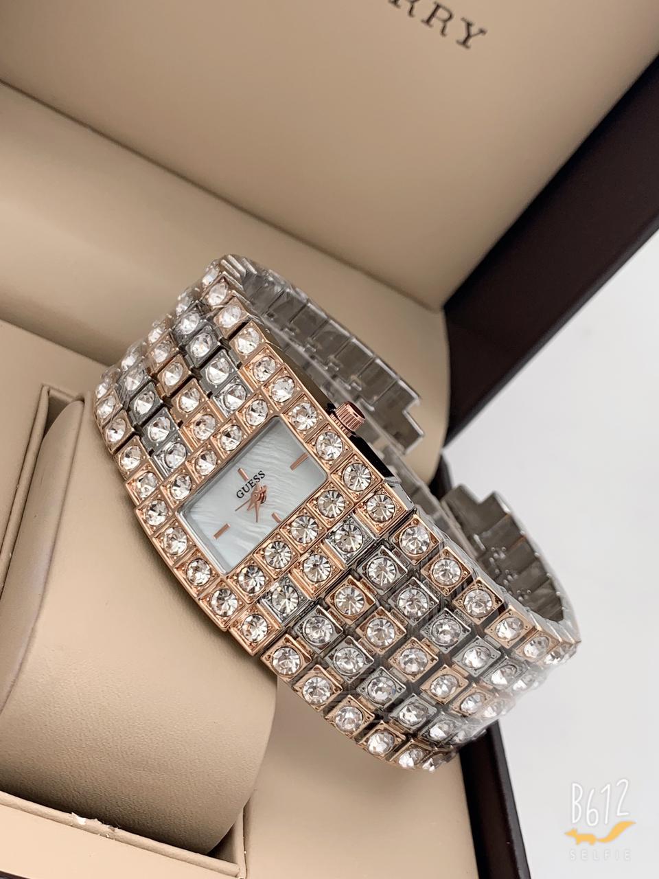 Guess Multi Strap Women's Watch For Girl Or Woman White Dial - Best Gift For Women - GS-WHT