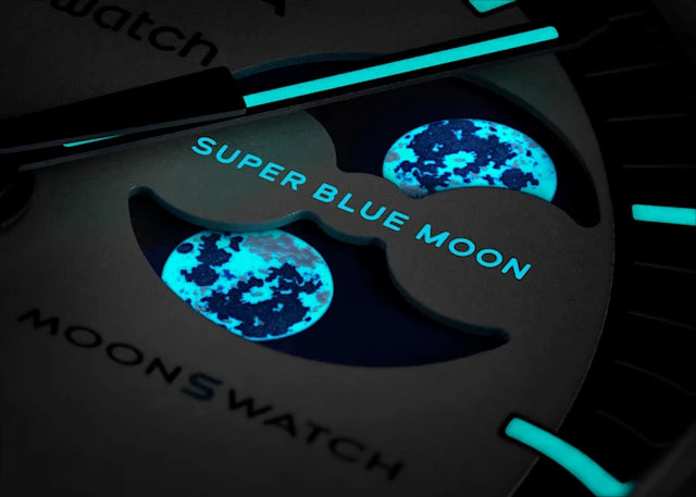 Swatch x Omega Blue & White Dial with Blue Case/Blue Strap Bioceramic Moonswatch Mission to Mercury OG-1033