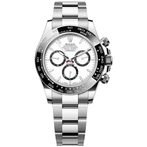 Cosmograph Date White Dial Silver Strap PVD Watch Gift Top Quality RLX-126612-LN