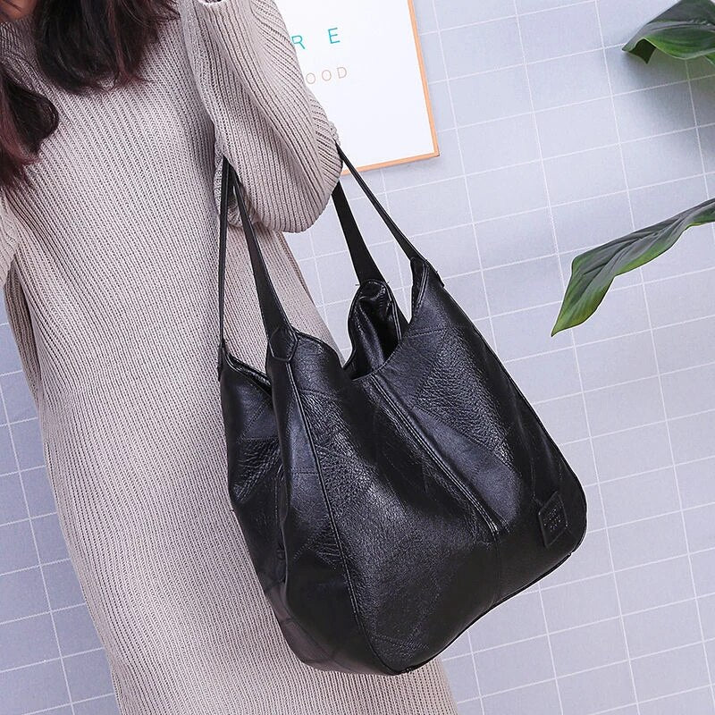 Best Quality Handbag Brown Color carry-on Canvas Black Color Leather Designers Luxury Handbags Women Shoulder Bags Collection With Travelling Bag With Grip For Women's Bag-BG-B901