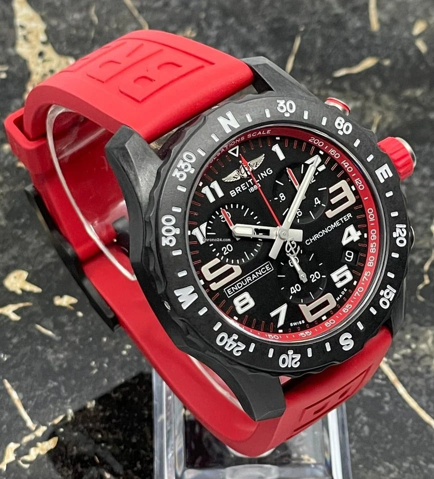 Breitling Men's Navitimer Chronograph Red Rubber Unisex Watch For Man And Women's Also AB-X823-RED