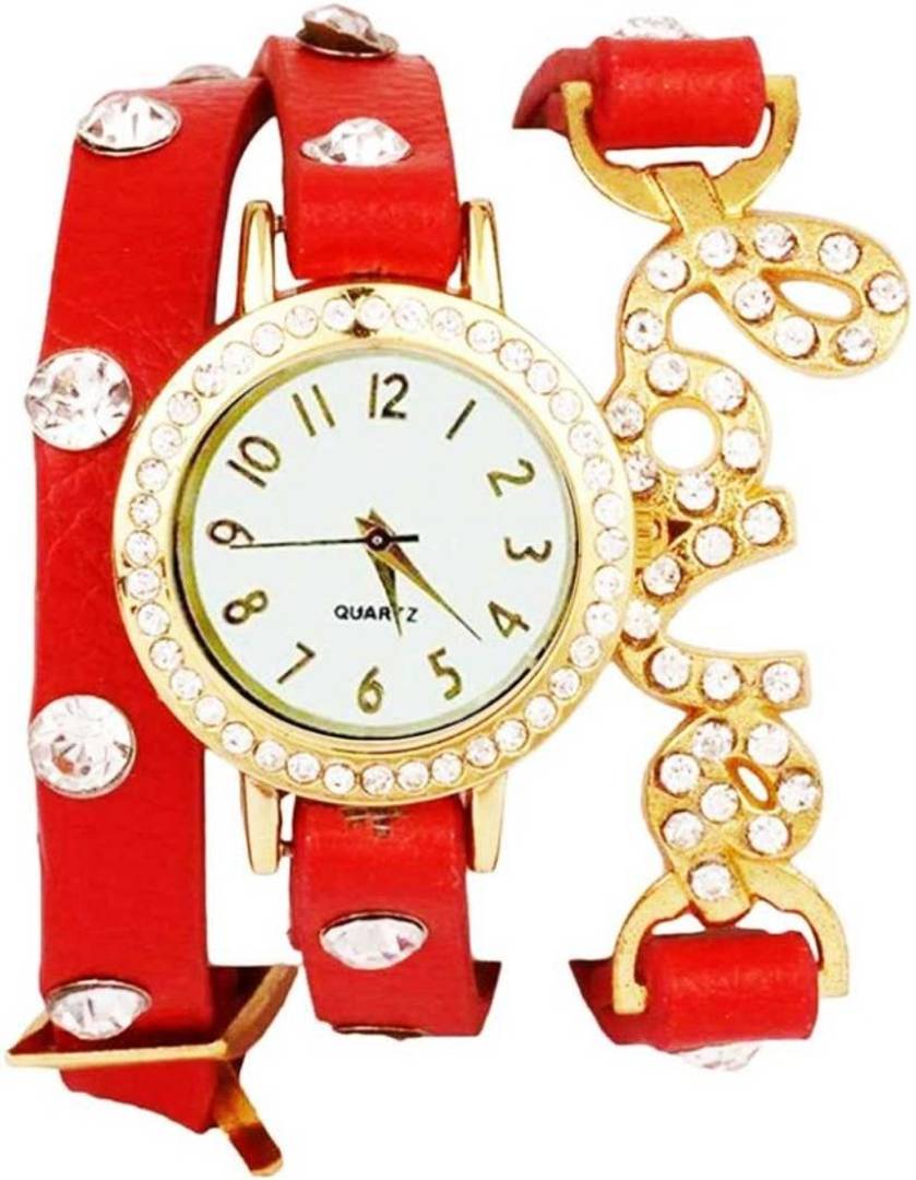 Love Synthetic Strap Watch For Women