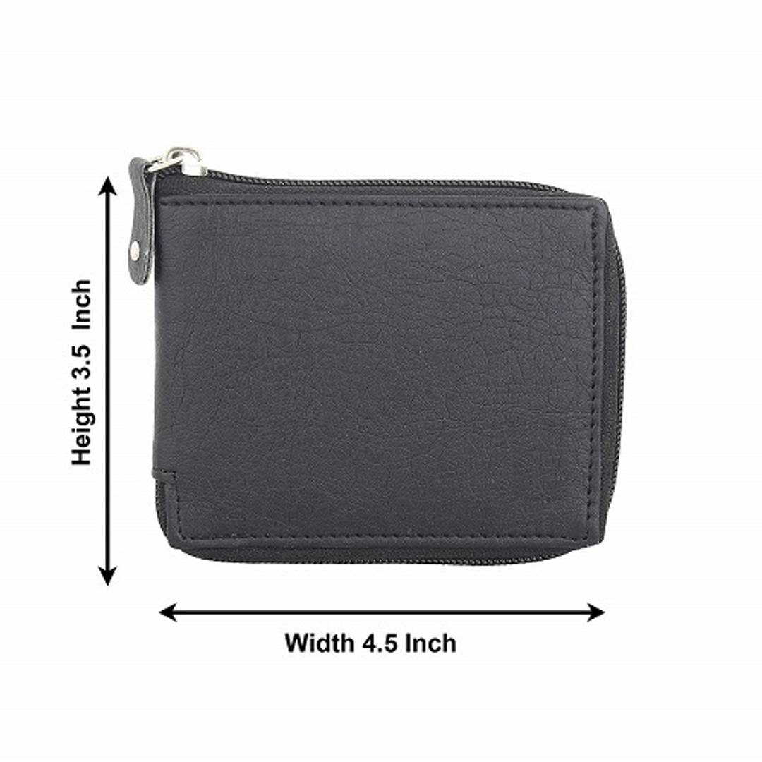 Black Men's Causal PU Leather Wallet (FC-MW-015)