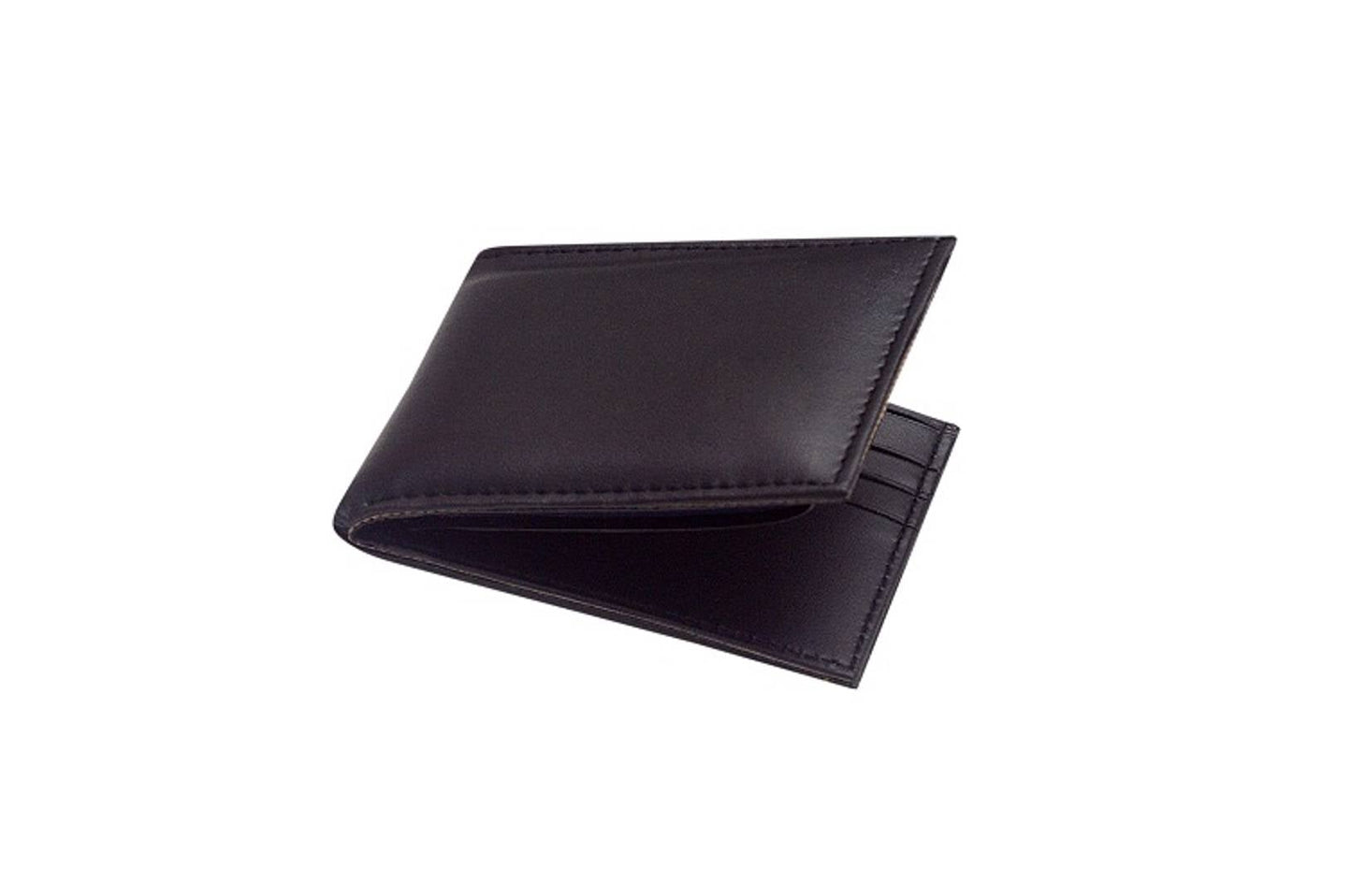 Stylish Black Leatherite Men's Money Clip