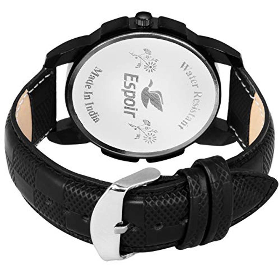 Espoir Analogue Black Dial Day and Date Boy's and Men's Watch - Dehradun0507