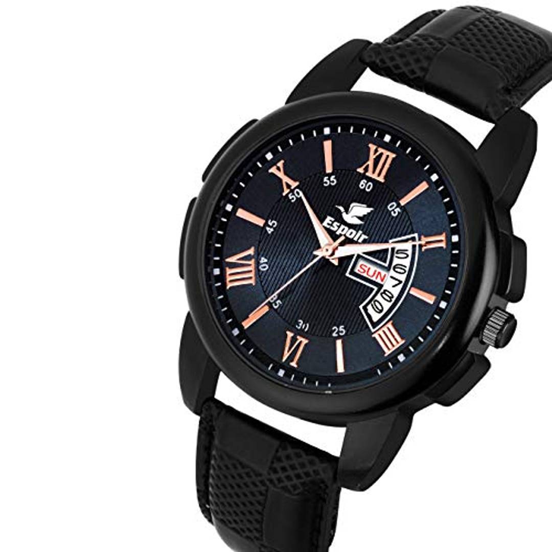 Espoir Analogue Black Dial Day and Date Boy's and Men's Watch - Dehradun0507