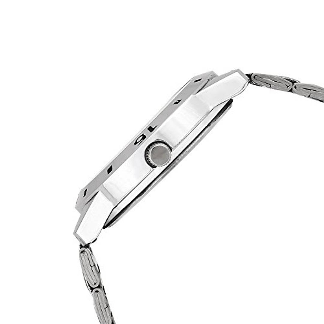 Espoir Exclusive Day Date Display Analog White Dial Stainless Steel Men's Watch - WDD0507, Medium