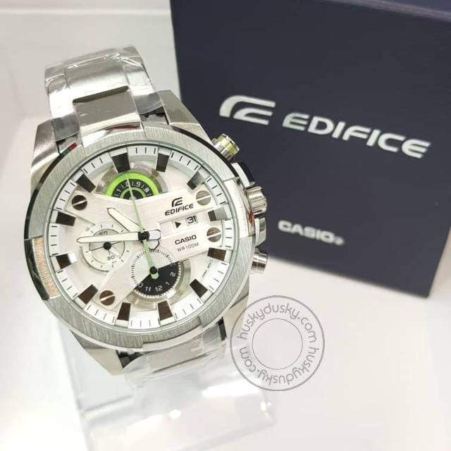 Casio Edifice Silver DialSilver Stainless Steel Chronograph Men's watch EFR 540-7AV