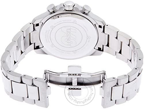 Tissot Chronograph Silver White Metal Formal Casual Men's Watch TS-SS01