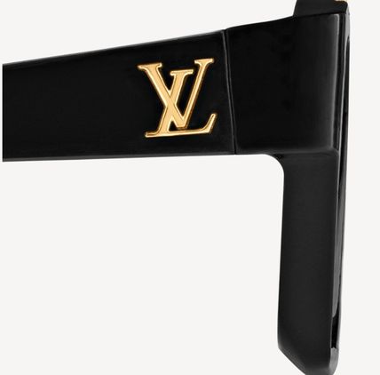 Louis Vuitton Evidence Black lenses And Black Frame For Men's and Women's Sunglass Square Design Golden Strap Unisex Gift Sunglass LV-9158
