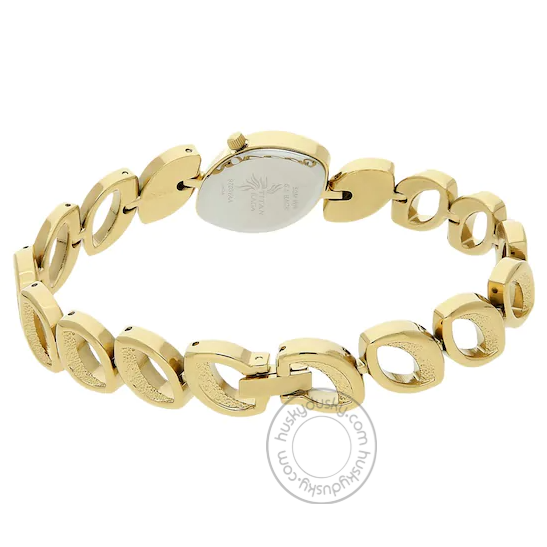 Titan Raga White Dial Metal Strap Watch 9703YM01