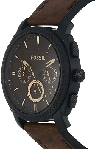 Fossil Machine Chronograph Brown Dial Men's Watch, Formal & Casual Look- FS4656