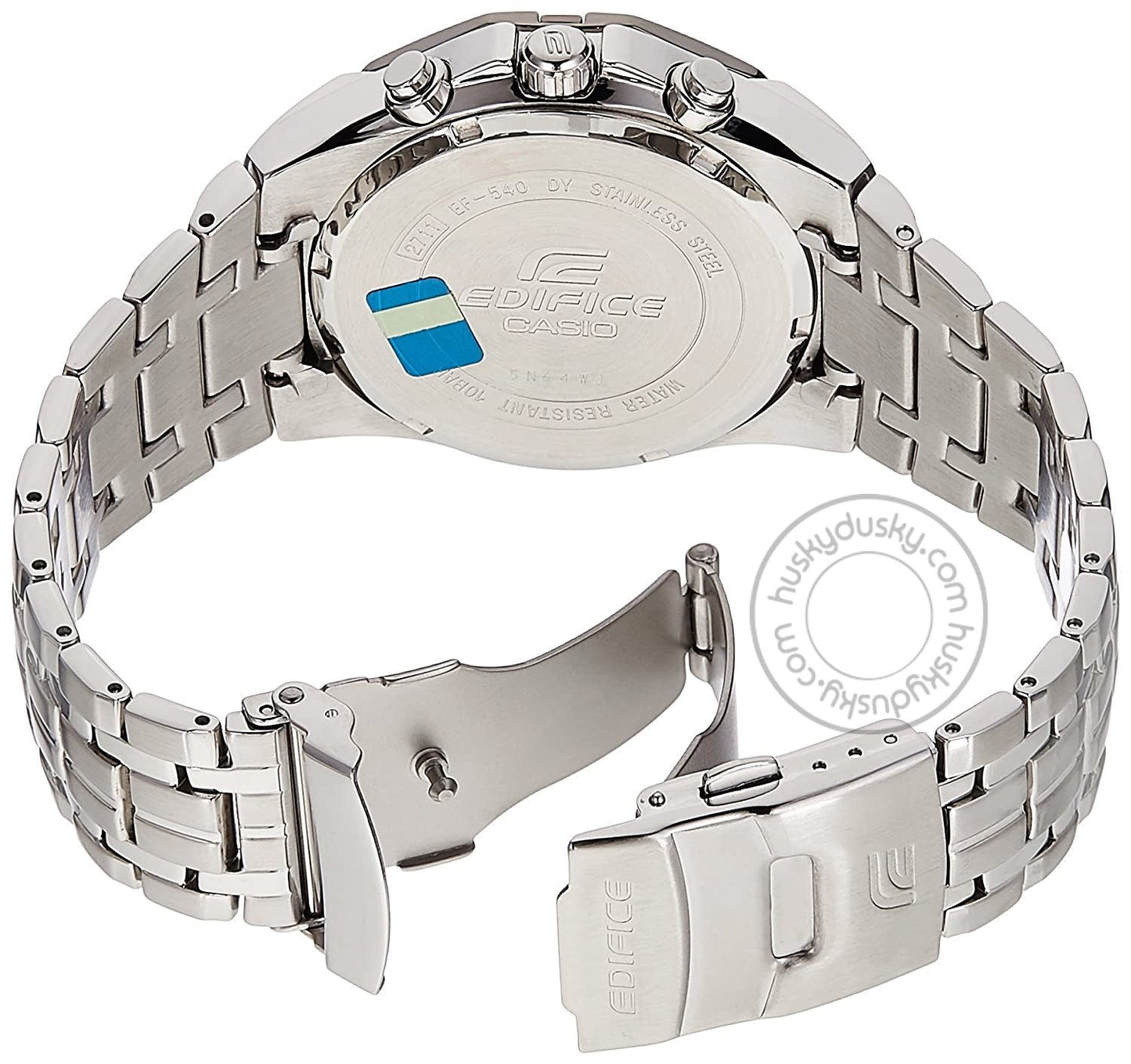 Casio Edifice Silver DialSilver Stainless Steel Chronograph Men's watch EFR 540-7AV