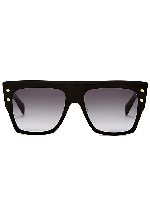 Dita Black Man's Women's Luxury Brand Fashion Retro DT-0682 Big Frame Square SunGlasses