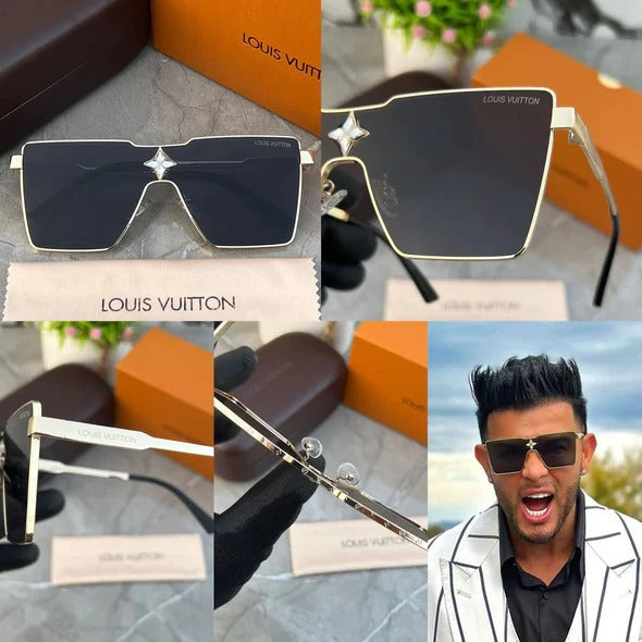 Black lenses And Multi Color Frame Sunglass For Men's and Women's Gift Sunglass LV-6585