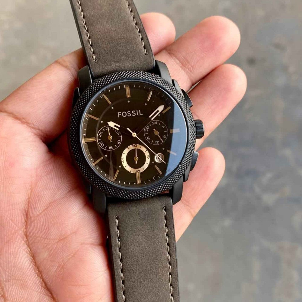 Fossil Machine Chronograph Brown Dial Men's Watch, Formal & Casual Look- FS4656