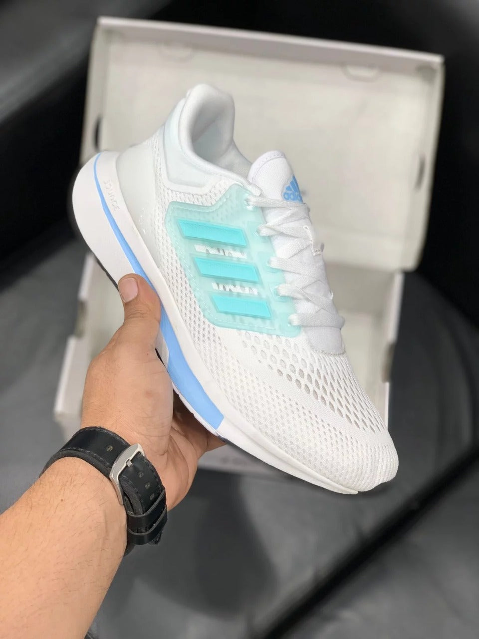 Adidas Performance Sports Shoes | Equipment 21 RUN Neutral running White/Halo Mint Shoes For Men And Women AD541A1U4-A12