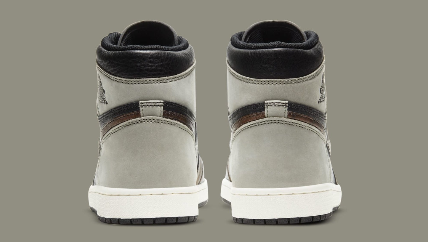 Air Jordan 1 Mid Retro Black/Light Army-Sail-Fresh Mint Men's Shoes