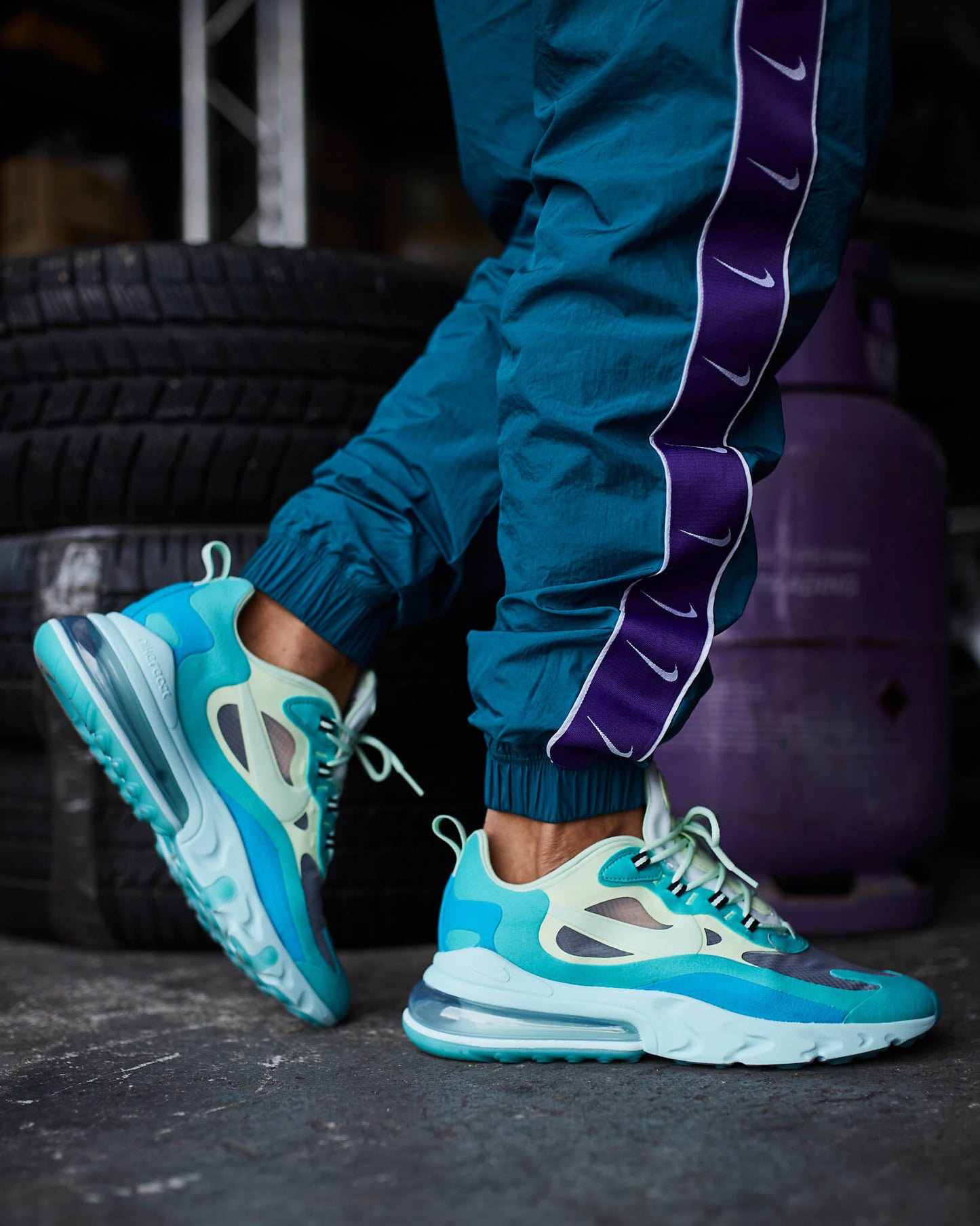 Nike Air Max 270 React Hyper Jade Frosted Spruce Shoes For Man And Boys AO4971-301