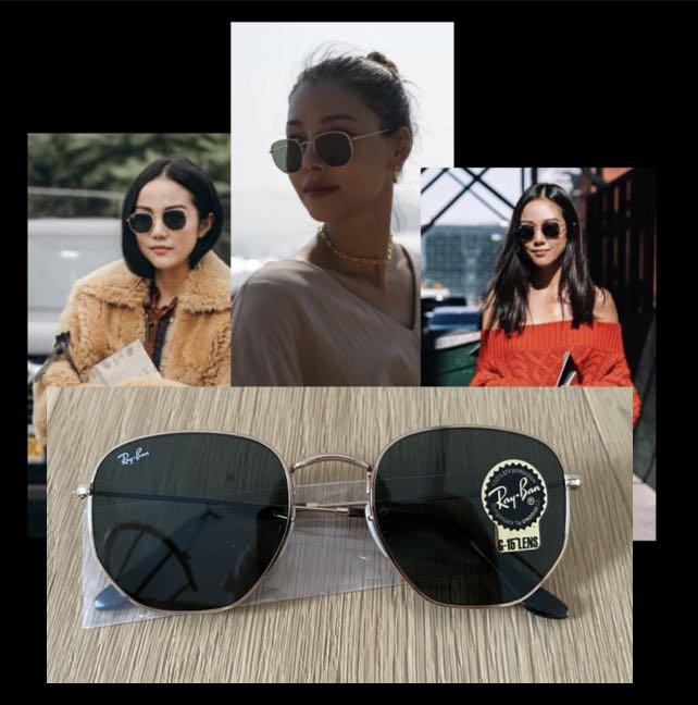 Ray ban Brand New stylish Balck Lens With Silver Frame Sunglass For Men's And Women's Sunglass Heavy Quality Black Color RB-8521