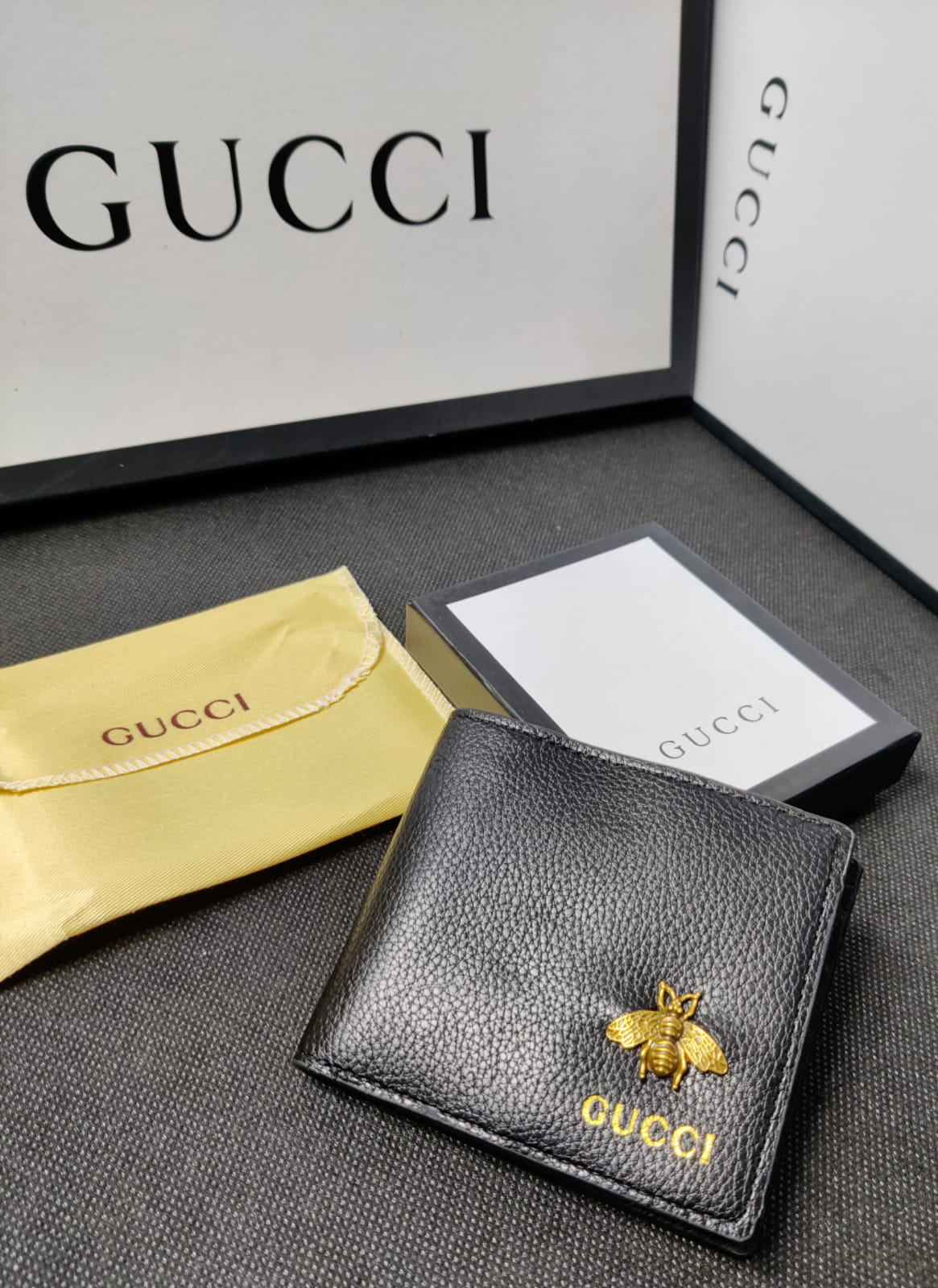 Gucci Leather Heavy Quality Latest Design Full Brown wallet For Man GU-708