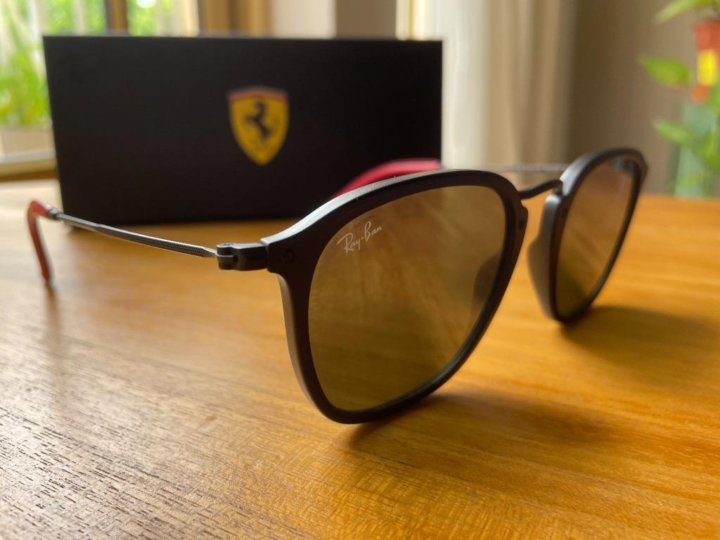 Rayban Marshal Green Lens And Black Frame Sunglassv New stylish Men's And Women's Sunglass Heavy Quality With Black Strap RB-2448NM