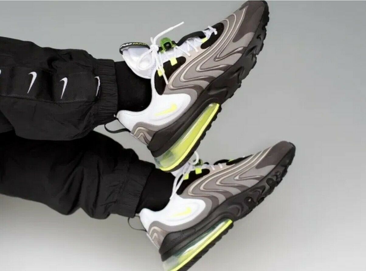 Nike Air Max 270 React Eng Trainers - Dust Volt CW2623-001