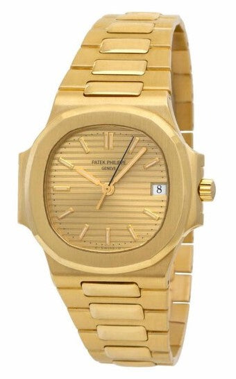 Patek Philippe Nautilus Mad Watch Qurtz Movement Gold Dated Watch For Men's-Best Men's Collection PK-1529210