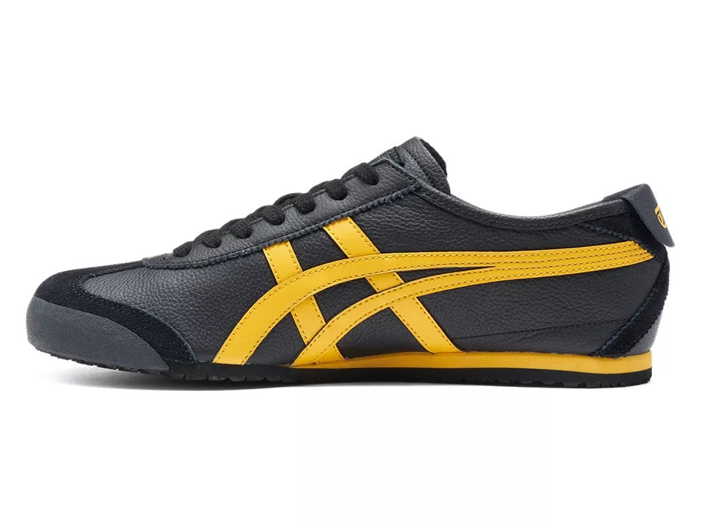 Onitsuka Tiger MEXICO Black Yellow 66 Slip-On Sneakers Casual Shoes For Man And Boys 1183A201-003