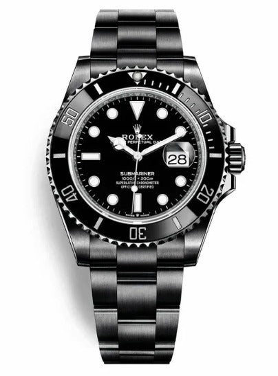 Rolex Submariner Date Full Black 126610LN Black PVD Watch Gift Top Quality RLX-126610-LN