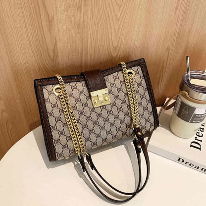 Gucci Trending Tote GG Coated Bag For Women’s Or Girls- Best For Travelling And Outdoor Party bag GC-7985-WBG