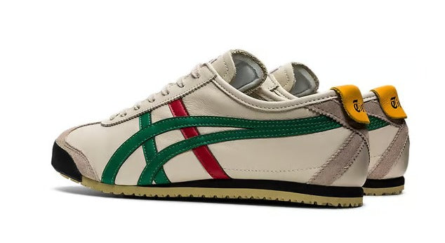 Onitsuka Tiger Mexico 66 Cream Olive Green Shoes For Men's Or Boys DL4 ...
