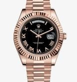 Rolex Oyster Perpetual Day-Date Black Dial Metal Men's Automatic Watch For Man Gift Top Quality RLX-RG-BLK