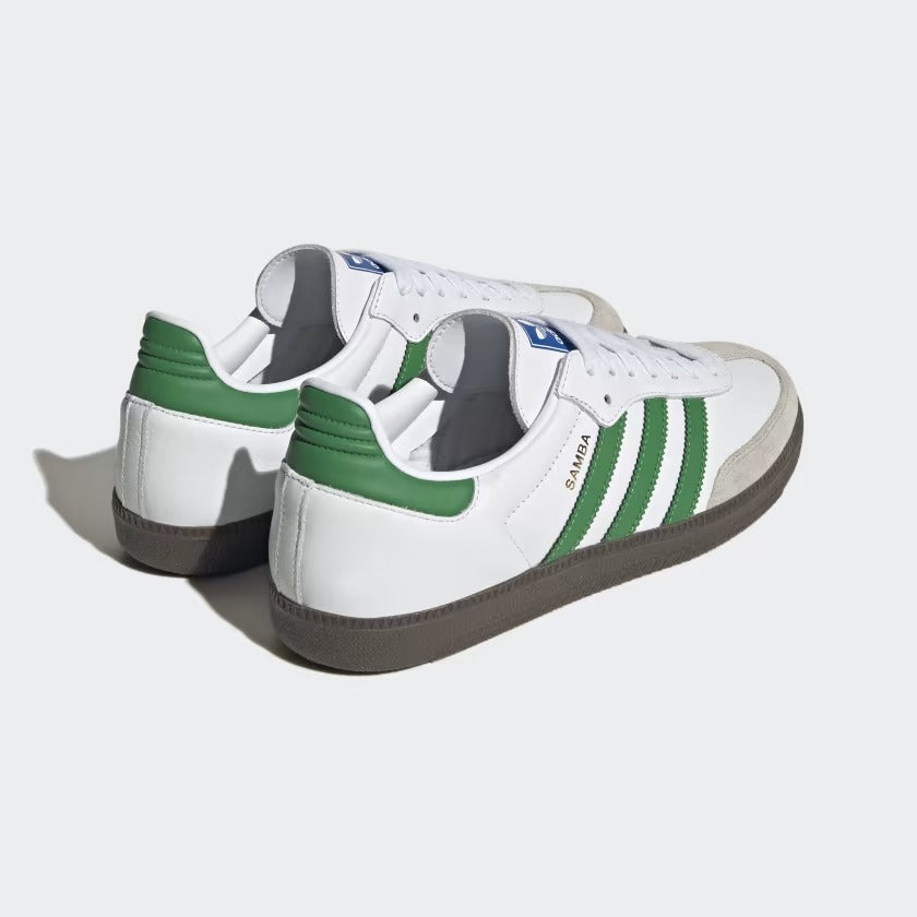 Adidas Samba Off White Green Shoes For Man And Women IG1024