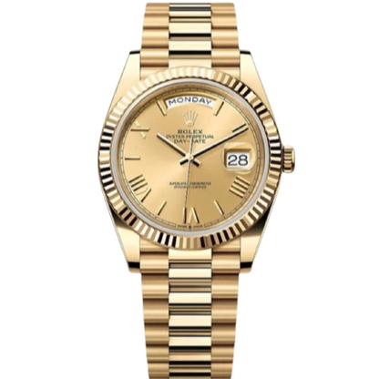 Oyster Perpetual Day-Date Golden Dial Men's Watch RLX-OYST-GOLD