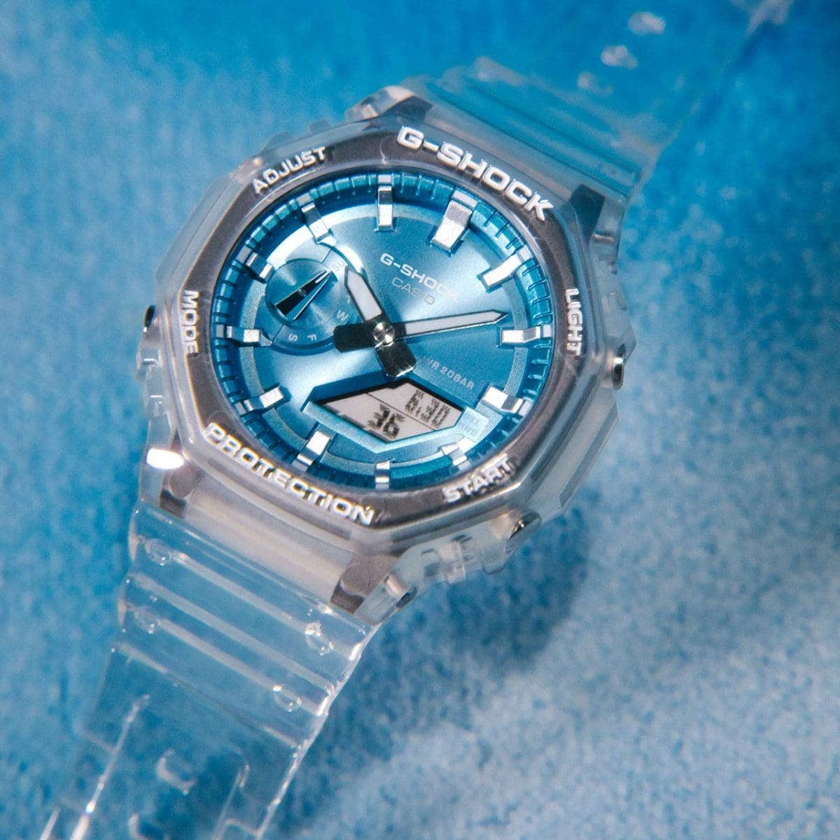 Casio G-Shock Analog-Digital Blue Dial Men's Watch - GS-1581