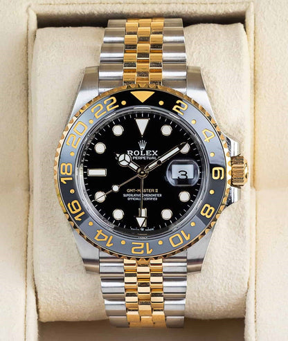 Rolex GMT-Master II Oyster Perpetual Bidirectional Rotatable Bezel Dual Color Jubilee bracelet Men's Watch RLX-GMT-5014