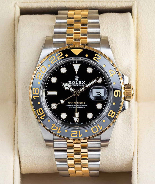 Rolex GMT-Master II Oyster Perpetual Bidirectional Rotatable Bezel Dual Color Jubilee bracelet Men's Watch RLX-GMT-5014