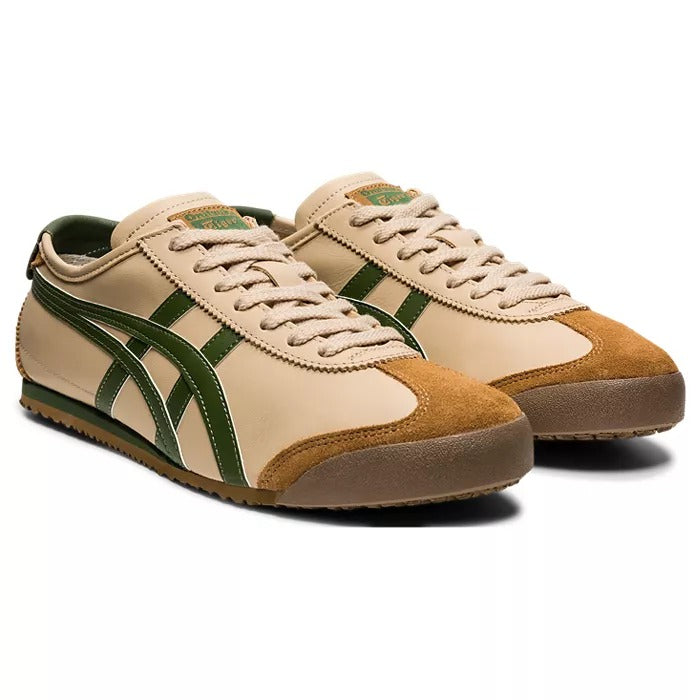 Onitsuka Tiger MEXICO Beige Grass Green Sneakers Casual Shoes For Man And Boys 1183C102-250