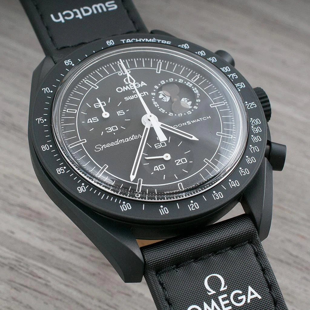 Swatch x Omega Black Dial/Black Strap Bioceramic Moonswatch Mission to Mercury OG-1030