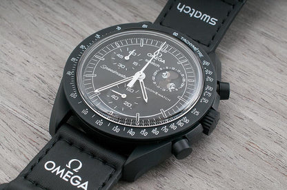 Swatch x Omega Black Dial/Black Strap Bioceramic Moonswatch Mission to Mercury OG-1030