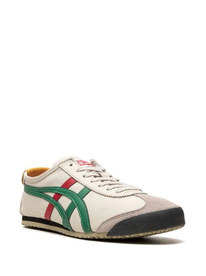 Onitsuka Tiger Mexico 66 Cream Olive Green Shoes For Men's Or Boys DL408-1684