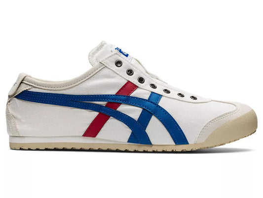 Onitsuka Tiger MEXICO White Blue Red 66 Slip-On Sneakers Casual Shoes For Man And Boys MEX0143