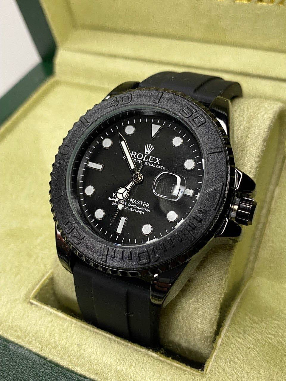 Rolex Cosmograph Black Color Dial Daytona Chronograph Quartz Men's Watch - RLX-1168