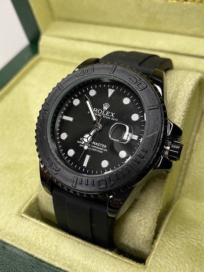 Rolex Cosmograph Black Color Dial Daytona Chronograph Quartz Men's Watch - RLX-1168