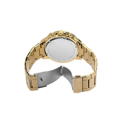 Fossil Analog Green Dial & Gold Strap Men's Watch FS-2545